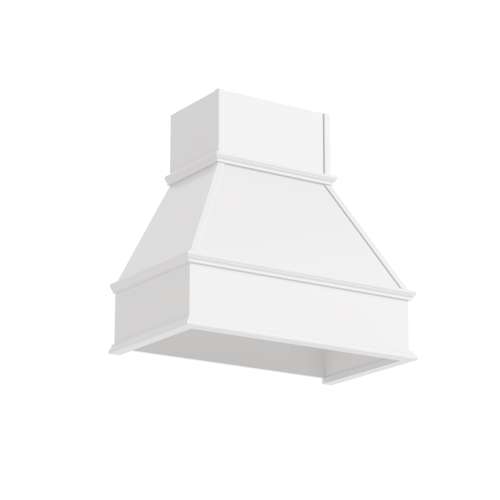 SMWH3622-ASM-WH Framington 38-in x 25-in x 34-in Assembled Wood Hood, White