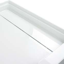 FLCVRE30-31 Drain Cover for FL Series Shower Bases with End Drains, White