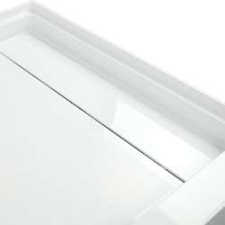 FLCVRE30-39 Drain Cover for FL Series Shower Bases with End Drains, Grey