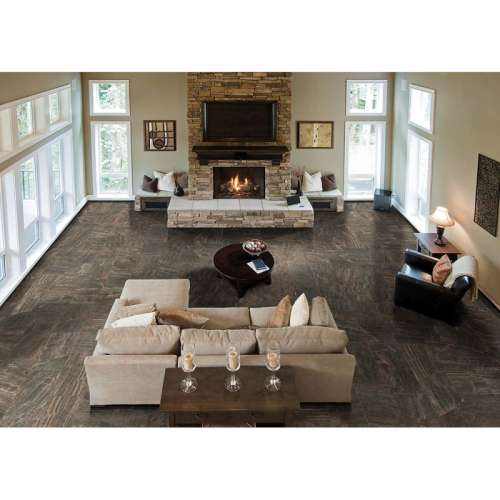 Matte Floor Tile 16.75X16.75 Brown (Box of 7)