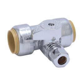 24986 TEE STOP 3/4X3/8 COMPRESSION 24986