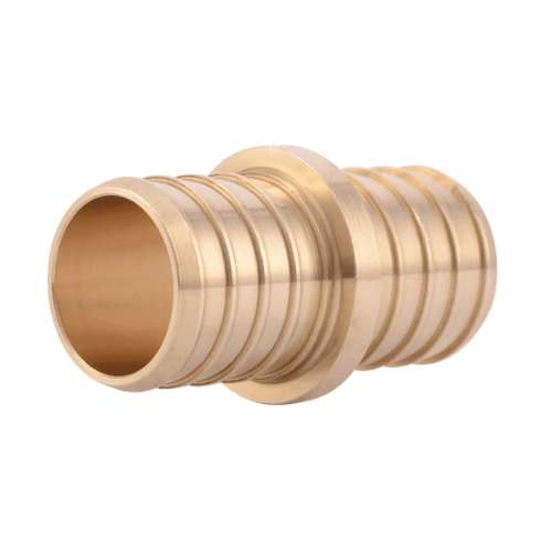 UC020LFA COUPLING 1 BRASS STRAIGHT UC020LFA PEX BARBXBARB LEAD FREE