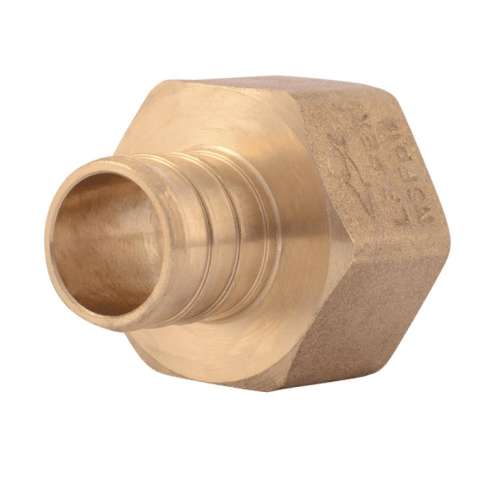 UC088LFA ADAPTER 3/4 BRASS THREAD UC088LFA PEX BARBXFNPT LEAD FREE