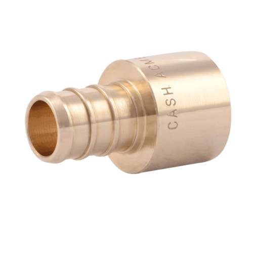 UC600LFA-EA ADAPTER 1/2 BRASS UC600LFA PEX BARBXFSWT LEAD FREE