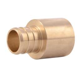 UC606LFA ADAPTER 3/4 BRASS UC606LFA PEX BARBXFSWT LEAD FREE