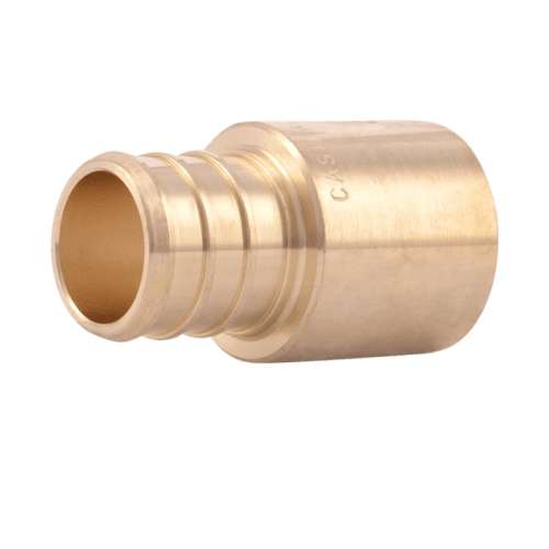 UC608LFA ADAPTER 3/4 BRASS UC608LFA PEX BARBXMSWT LEAD FREE