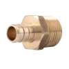 UC120LFA-BX ADAPTER 1/2 BRASS THREAD UC120LFA PEX BARBXMNPT LEAD FREE