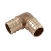 UC256LFA-BX ELBOW 3/4 BRASS UC256LFA PEX BARBXBARB LEAD FREE