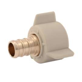 UC526LFA SWIVEL ADAPTER 1/2 BRASS PEX UC526LFA BARBXFNPT LEAD FREE