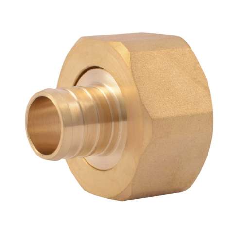 UC529LFA SWIVEL ADAPTER 3/4X1 BRASS PEX UC529LFA BARBXBARB LEAD FREE