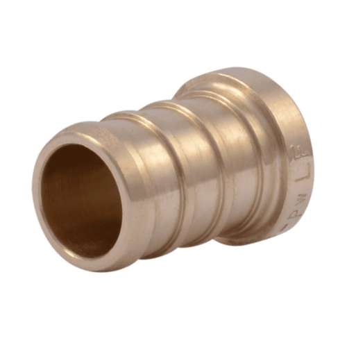 UC514LFA PLUG 1/2 BRASS PEX UC514LFA BARB LEAD FREE