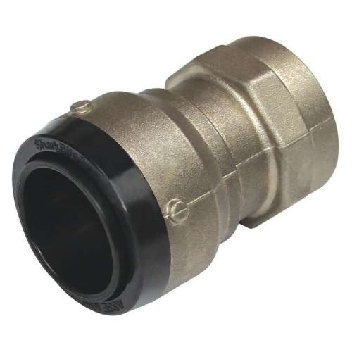 DZR Brass Connector Female, DZR Brass Body Material, Push-Fit Connection Type