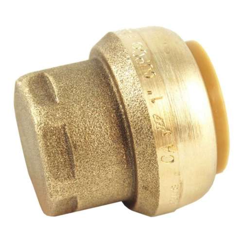 Metal End Stop, DZR Brass Body Material, Tube Connection Type