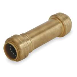 Metal Slip Coupling, DZR Brass Body Material, Tube Connection Type