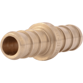 UC008A COUPLING 1/2 BRS STR UC008A PEX BARBXBARB
