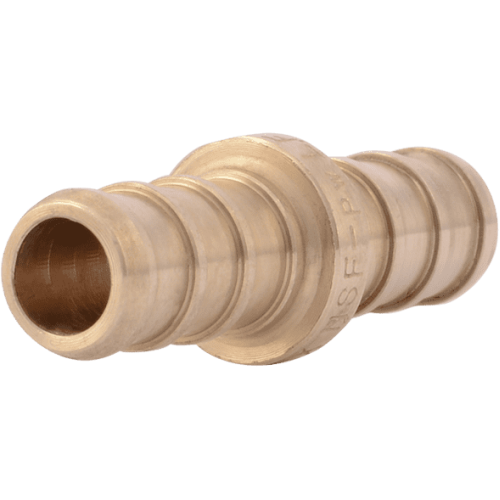 UC008A COUPLING 1/2 BRS STR UC008A PEX BARBXBARB