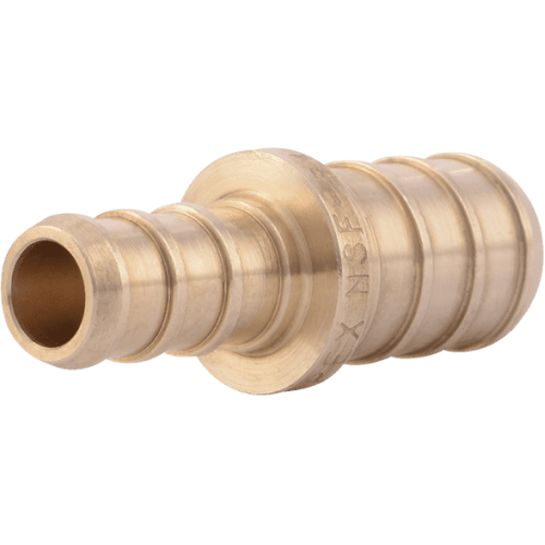 UC009A COUPLING 3/8X1/2 BRS UC009A PEX BARBXBARB