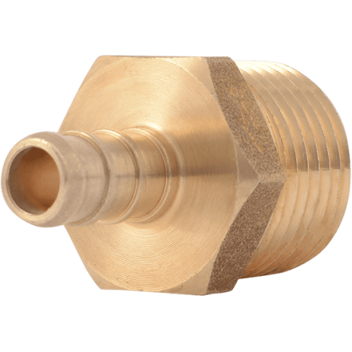 UC139LFA ADAPTER 3/4X1 BRASS THREAD PEX UC139LFA BARBXMNPT LEAD FREE
