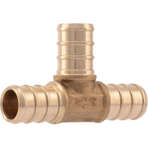 UC362LFA-BX TEE 1/2 BRS UC362LFA PEX BARBXBARBXBARB LEAD FREE