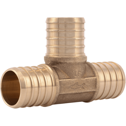 UC374LFA TEE 1 BRS UC374LFA PEX BARBXBARBXBARB LEAD FREE