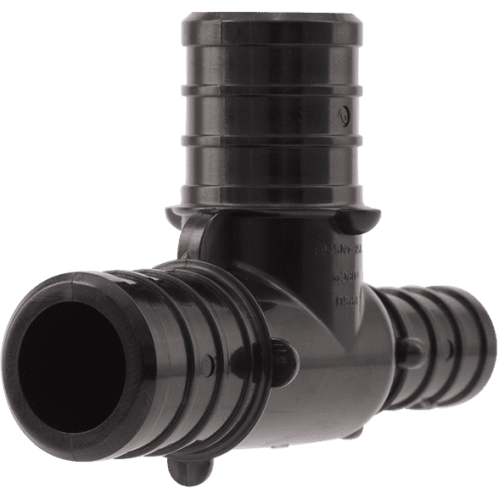 UP444A TEE 3/4X1/2X3/4 PLSTC UP444A BARBXBARBXBARB POLYMER