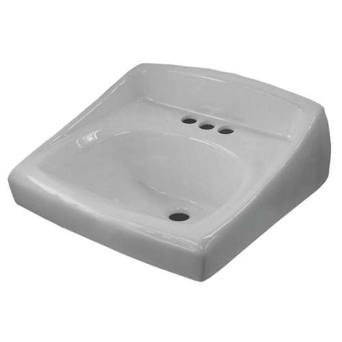 Lavatory Sink, Wall-Mount, 4-in Centerset