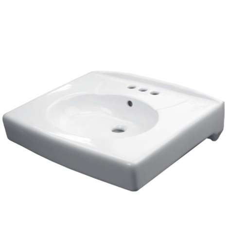 SS-3805 Lavatory Sink, Wall-Mount, 8-in Centerset