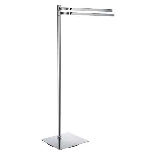 Outline FK325 Double Towel Rail Free Standing in Polished Chrome