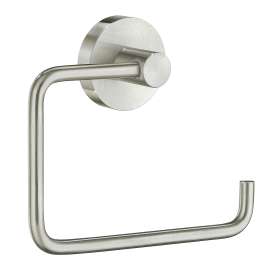 European Toilet Roll Holder in Brushed Nickel