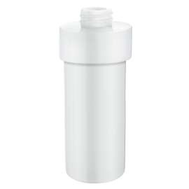 Porcelain Container Soap Dispenser Container in White