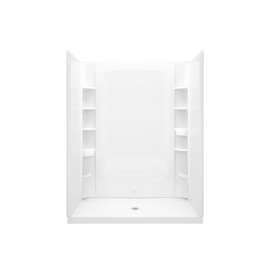 Alcove Shower Kit 34-in L x 60-in W x 75.75-in H