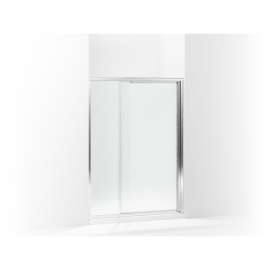 Vista Pivot II 42 To 48-In X 65.5-In Framed Pivot Shower Door With Rain Glass