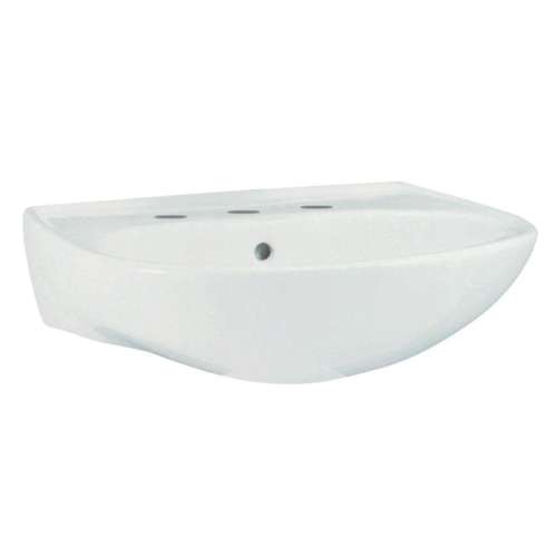 Sacramento 446128-0 Vitreous China Pedestal Basin in White