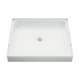 Ensemble 72101100-0 Shower Base 34-in L x 36-in W with Center Drain in White