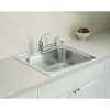 Middleton 25-in. Single Bowl Drop-in 20 Gauge Stainless Steel Kitchen Sink