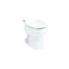 Standard Height 10-in Rough-In Elongated Toilet Bowl in White