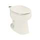 Standard Height 10-in Rough-In Elongated Toilet Bowl in Biscuit