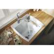 Latitude 995-0 Vikrell Single Bowl Kitchen Sink 25-in W x 22-in L in White