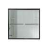 Finesse 59.25-In X 58.75-In Frameless Alcove Shower Door With Smooth/Clear glass texture Glass