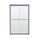 42.625-in to 47.625-in W x 70.0625-in H Frameless Sliding Shower Door in Deep Bronze with Clear Glass