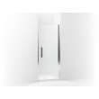 5699-31S-G03 Finesse Peak 31-1/2-in Max Opening X 67-in H Headerless Frameless Pivot Shower Door, Silver