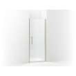 5699-33N-G03 Finesse Peak 33-in Max Opening X 67-in H Headerless Frameless Pivot Shower Door, Nickel
