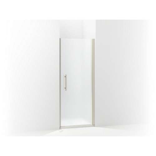 5699-34N-G03 Finesse Peak 34-1/2-in Max Opening X 67-in H Headerless Frameless Pivot Shower Door, Nickel