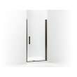 5699-36Adr-G03 Finesse Peak 36-in Max Opening X 67-in H Headerless Frameless Pivot Shower Door, Deep Bronze