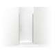 5699-36N-G03 Finesse Peak 36-in Max Opening X 67-in H Headerless Frameless Pivot Shower Door, Nickel
