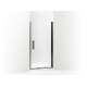 5699-39Adr-G03 Finesse Peak 39-in Max Opening X 67-in H Headerless Frameless Pivot Shower Door, Deep Bronze