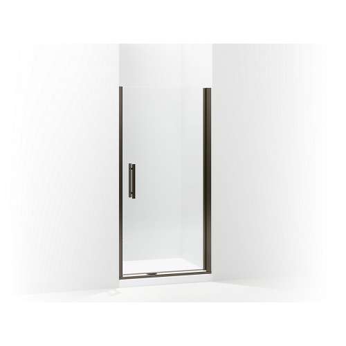 5699-39Adr-G05 Finesse Peak 39-in Max Opening X 67-in H Headerless Frameless Pivot Shower Door, Deep Bronze
