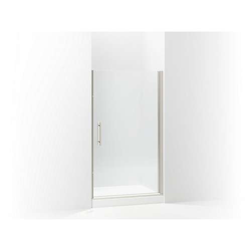 5699-42N-G05 Finesse Peak 42-in Max Opening X 67-in H Headerless Frameless Pivot Shower Door, Nickel