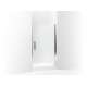 5699-42S-G03 Finesse Peak 42-in Max Opening X 67-in H Headerless Frameless Pivot Shower Door, Silver