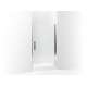 5699-42S-G05 Finesse Peak 42-in Max Opening X 67-in H Headerless Frameless Pivot Shower Door, Silver
